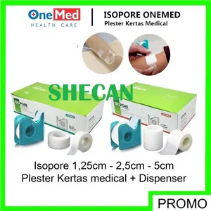 Onemed Isopore 2,5 cm 5 cm Plester Kertas SEPERTI Micropore 3M