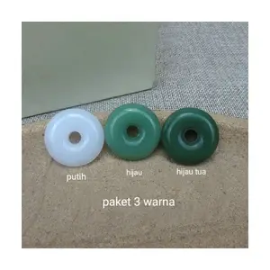 Batu Giok Bentuk Donat Aksesoris Diy Batu Giok Donat Resin Epoxy