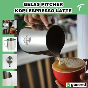 Gelas pitcher kopi espresso latte art stainless steel 350ml j068 si 38