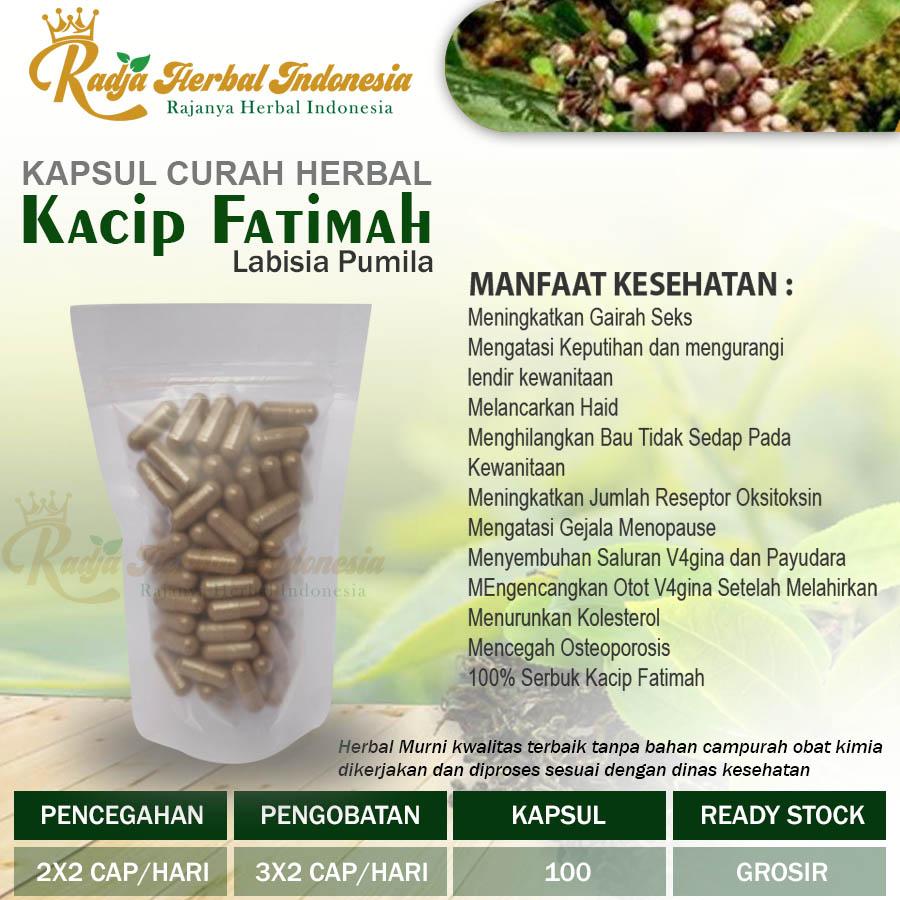 KACIP FATIMAH Kapsul Curah Herbal Kewanitaan Libido Menopause Keputiha