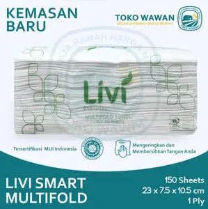 Tissue LIVI SMART TOWEL Multifold / Tissue Minyak