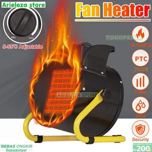 A.S Radiator Termostat Penghangat Udara Elektrik 2KW / 3KW 3 Mode