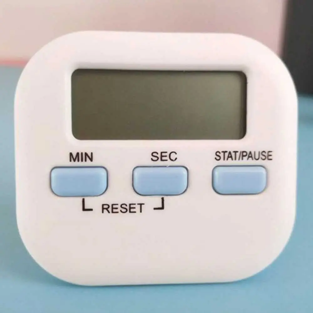 Timer Masak Dapur Digital Magnetic Stopwatch Alarm Anti Gosong Multifungsi LCD dengan Magnet dan Stand