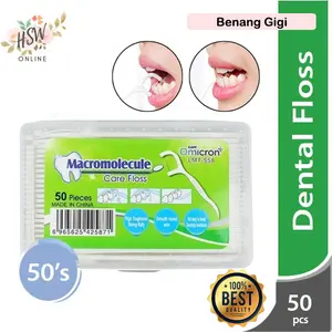 Benang Gigi Dental Floss Tusuk Gigi Pembersih Bakteri Dan Karang Gigi