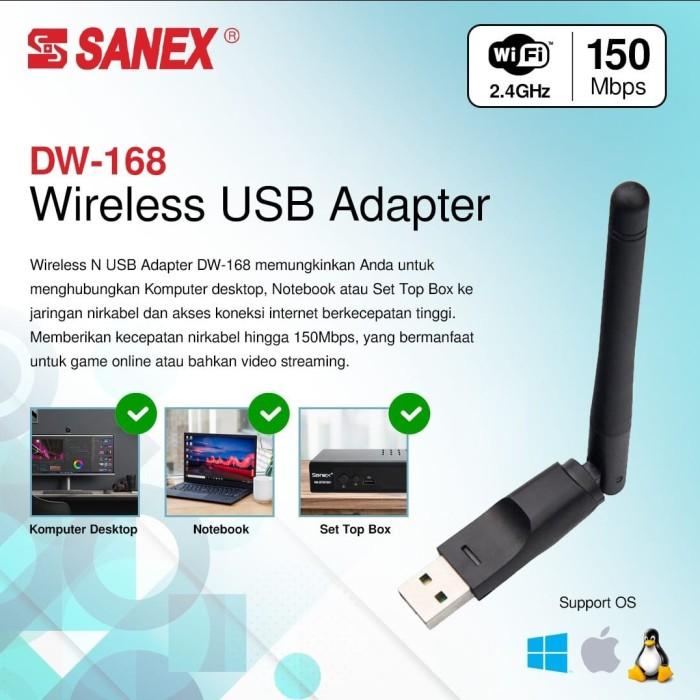 Dangle Internet Jual DONGLE WIFI STB SANEX ANTENA INTERNET STB usb dongle adapter - Kab ...