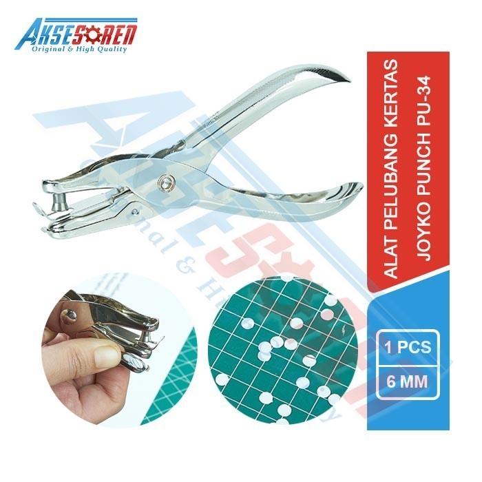 Gambar Pembolong Kertas Joyko [PU-34] / One Hole Punch Tang Pelubang Manual dari Aksesoren Kab. Indramayu Tokopedia