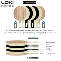 Gambar LOKI New Series 6 Pingpong bat - Table tennis racket dari LOKI INDONESA Kota Administrasi Jakarta Barat 4 Tokopedia