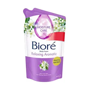 SABUN MANDI BIORE BODY FOAM RELAXING POUCH 800 ML - HYPERMART