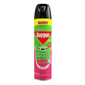 BAYGON AEROSOL FLOWER GARDEN 600 ML - Pembasmi Nyamuk dan Serangga