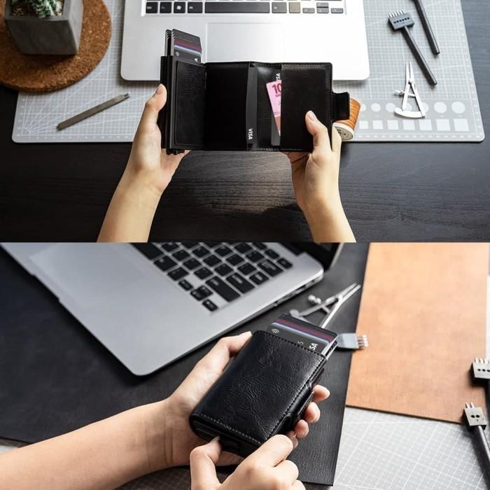 DNAC Twin Wallet Card Holder RFID Dompet Kartu Minimalis 4