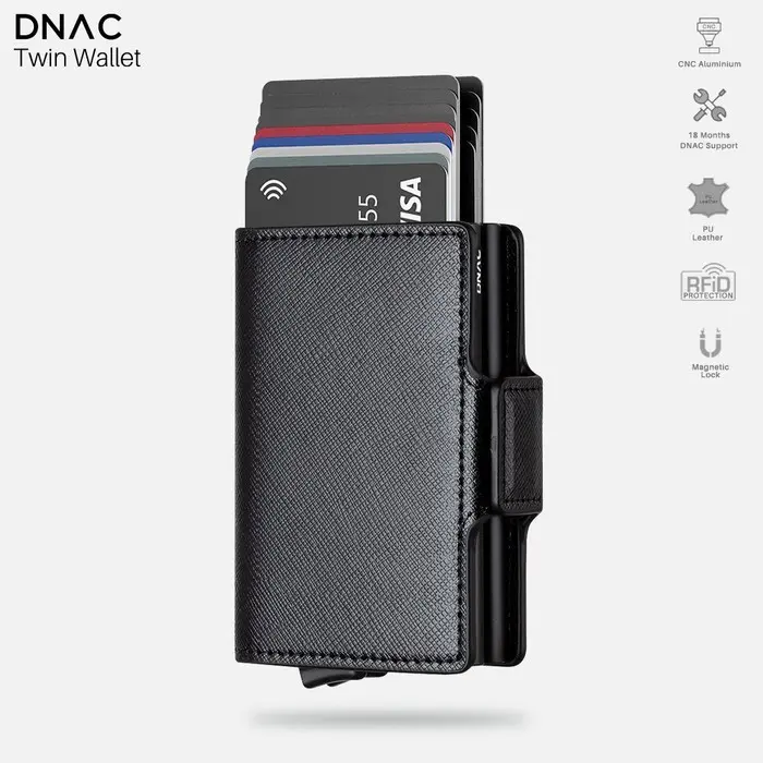 DNAC Twin Wallet Card Holder RFID Dompet Kartu Minimalis