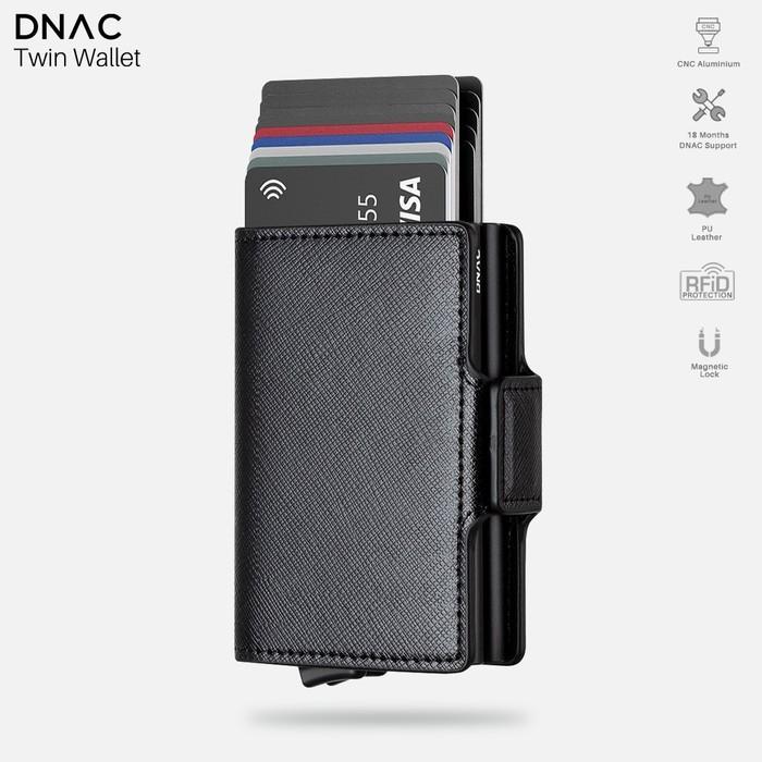 DNAC Twin Wallet Card Holder RFID Dompet Kartu Minimalis 1
