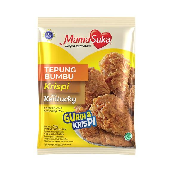 Gambar MAMASUKA TEPUNG BUMBU ALA KENTUCKY 210 GR dari Hypermart Cibubur Junc Kota Administrasi Jakarta Timur Tokopedia