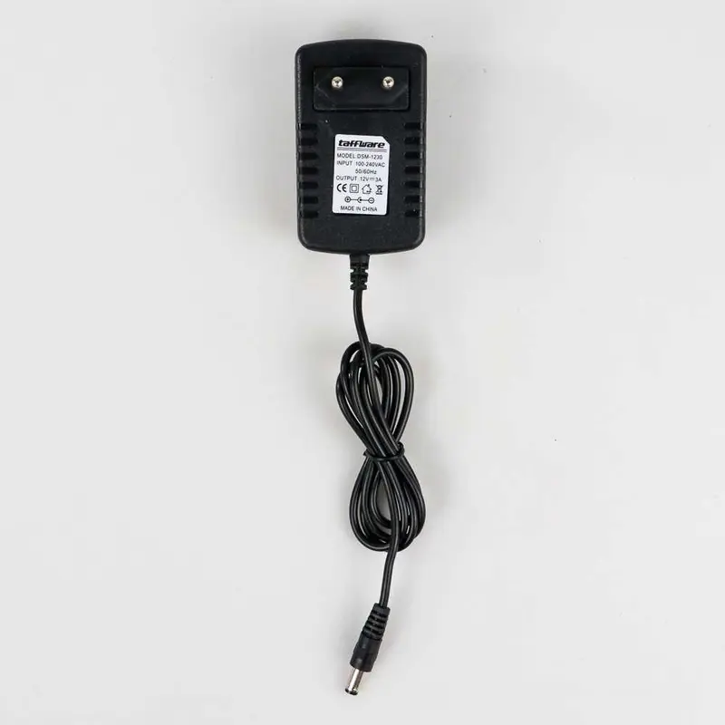 Power Adaptor LED Strip EU Plug DC12V 3A Taffware - DSM-1230 2
