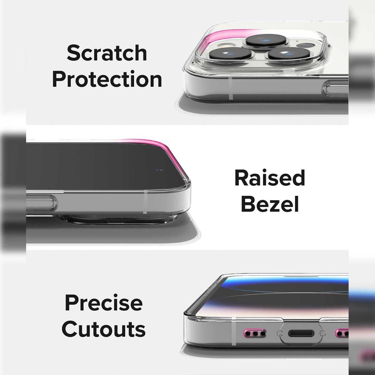 Case iPhone 14 Pro Max Plus Ringke Slim Matte Clear Cover Hard Casing