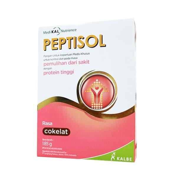 PEPTISOL COKLAT 185 GR/susu protein tingg