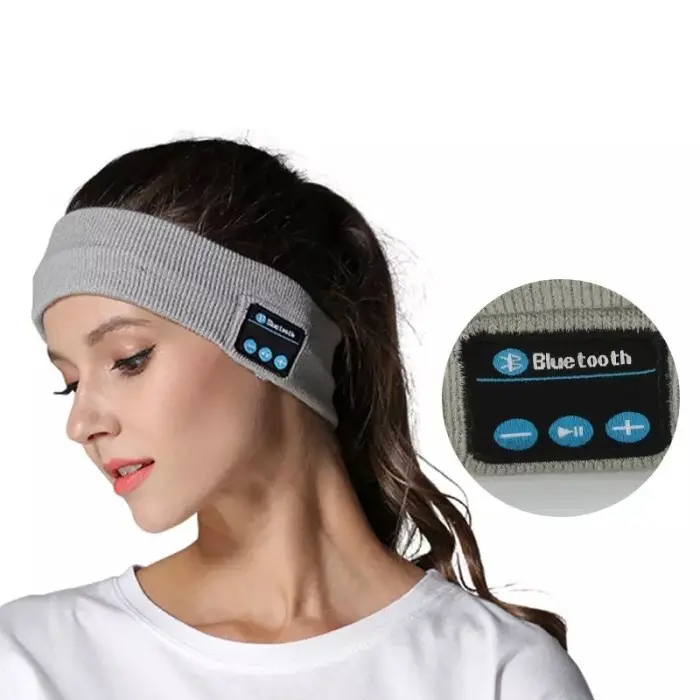 Bluetooth Wireless Sports Headband Olahraga Gym Yoga Jogging Senam 0