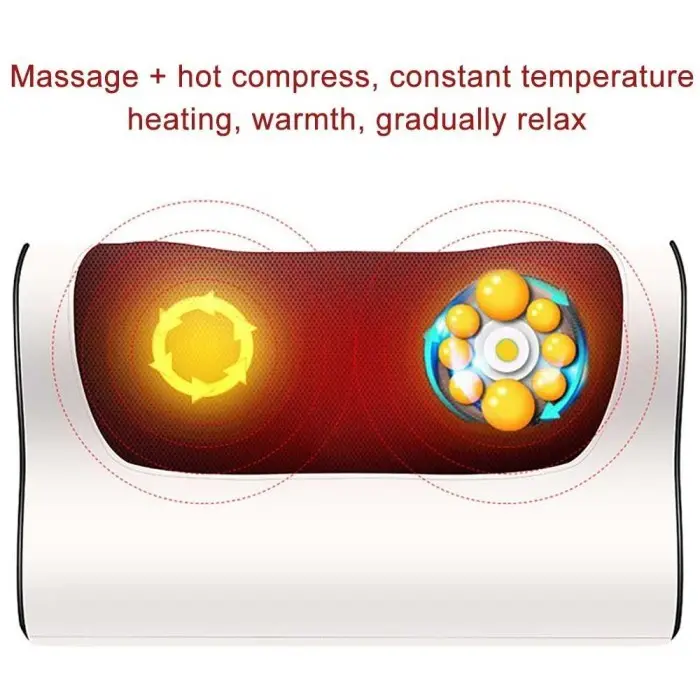 Junbu Bantal Pijat / Pijit Leher Elektrik Massage Pillow Heating 3