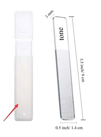 Gambar Kikir Kuku Kaca+Box/ Nano Glass Nail Buffer - Kikir Kuku Kaca dari Tone Official Kab. Bandung 4 Tokopedia