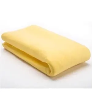 Kain Lap chamois jumbo Besar Berserat 43 x 32 CM berdaya Serap Tinggi Kuning Cleaning