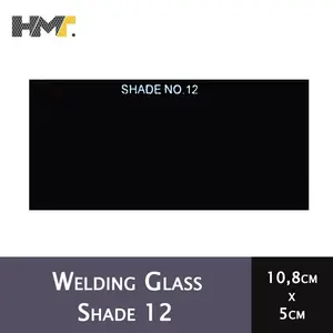 Welding Glass No 12 / Kaca Las Hitam Shade 12
