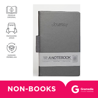Gambar Books&Bind Nb Metallic Hc W/ Penloop A5-Slim Grey dari Gramedia Kota Pekanbaru 1 Tokopedia