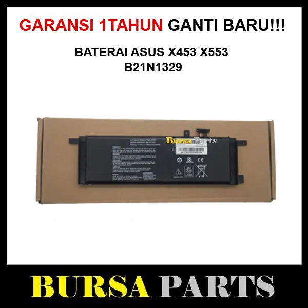 Baterai untuk Asus X453 X453M X453MA X453SA X453DC X553