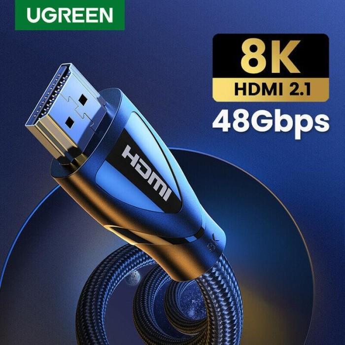 UGREEN Kabel Display HDMI to HDMI 2.1 8K Braided 2m - Black HD140 80403
