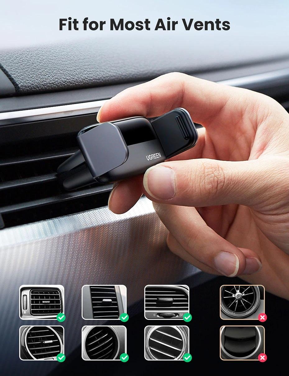 UGREEN Car Holder Air Vent / AC - Black LP120 10422