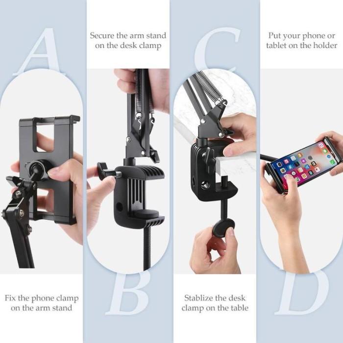 UGREEN Stand Tablet / HP Lazy Arm Tablet Holder - Black LP142 50394