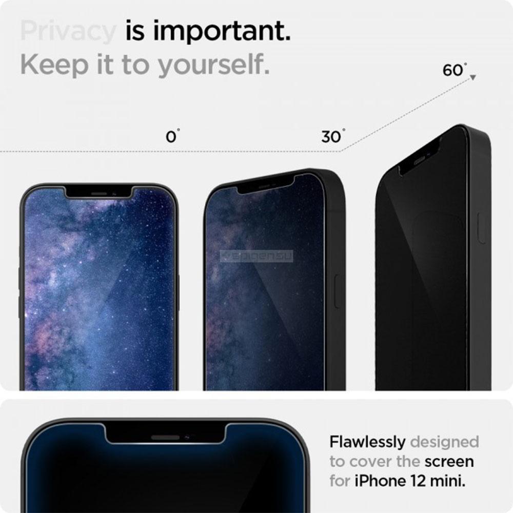 Tempered Glass iPhone 12 Pro Max 12 Mini Spigen Glas tR HD 9H Glass
