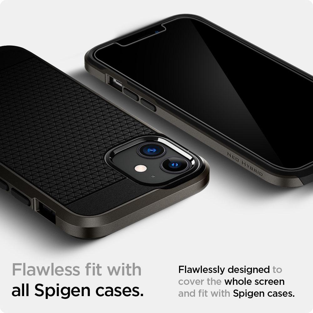 Tempered Glass iPhone 12 Pro Max 12 Mini Spigen Glas tR HD 9H Glass