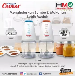 Cosmos Food Processor Chopper FP300 Kapasitas 300 ml Blender bumbu