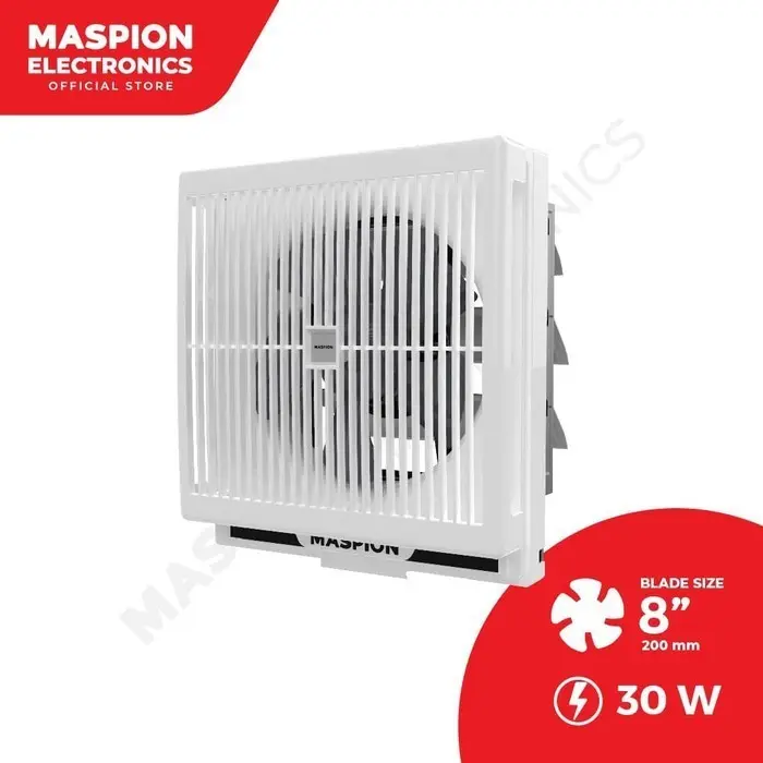 Wall Exhaust Fan Maspion hexos dinding tembok MV 8",10," 12 inch