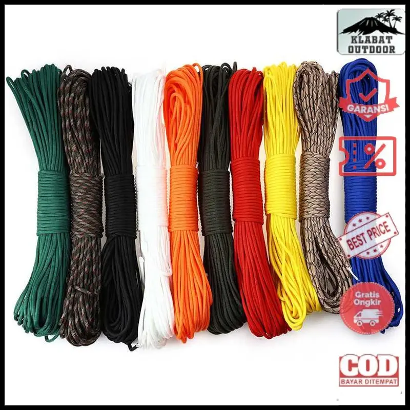 Tali Prusik Paracord 7 Core Strand 31 Meter Panjat Tebing Climbing 1