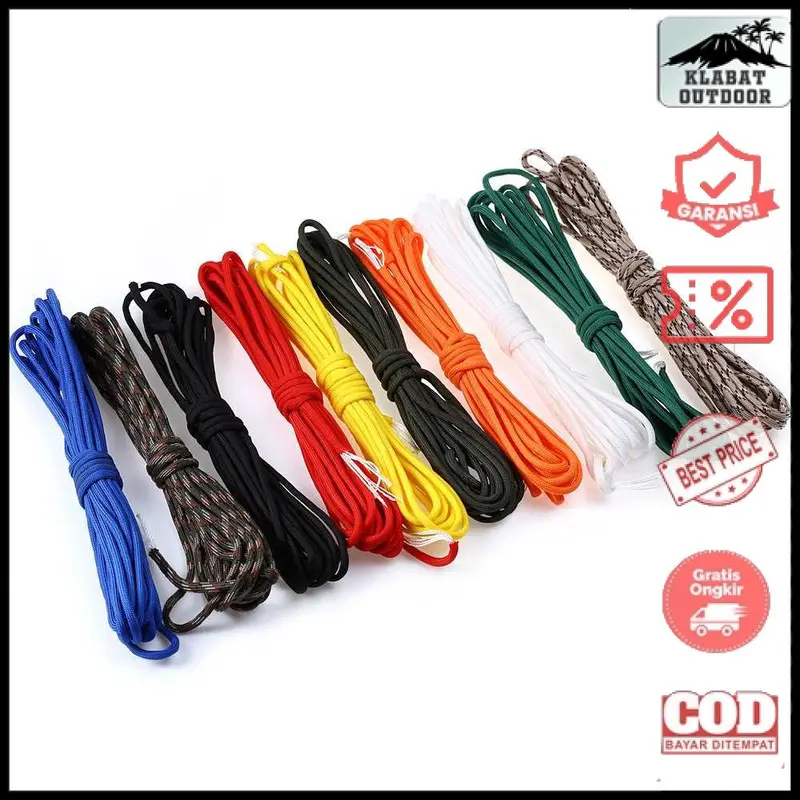 Tali Prusik Paracord 7 Core Strand 31 Meter Panjat Tebing Climbing 3