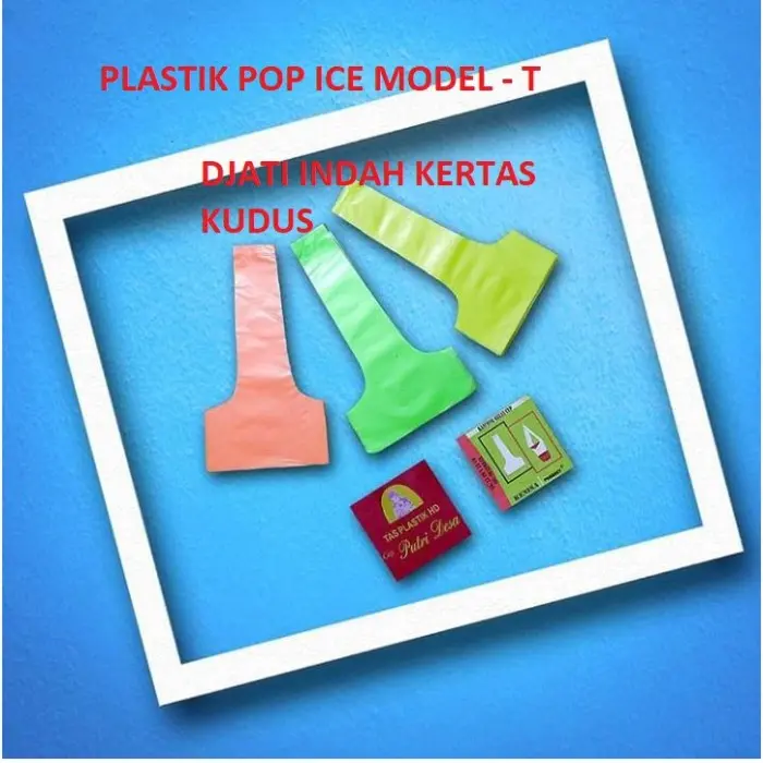 Plastik Tenteng T / Kantong Take Away Bubble Tea / Teh Poci / Pop Ice