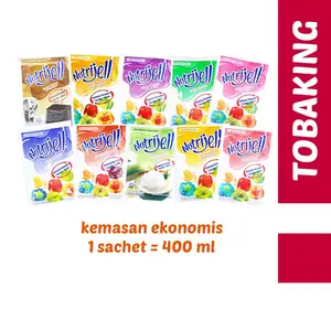 Jelly Nutrijell Nutrijel Ekonomis All Varian Coklat Plain Kelapa Jeruk
