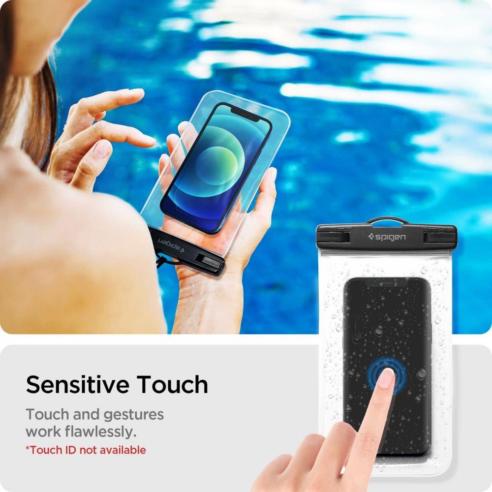 Spigen Aqua Shield Floating Waterproof Case (1Pack) - Crystal Clear A610 AMP04530
