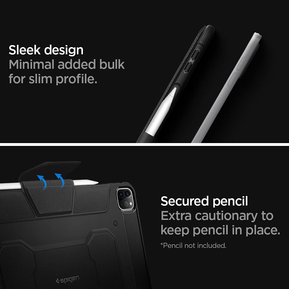 Spigen iPad Pro 13" (2024) Case Rugged Armor Pro - Black ACS07007-1