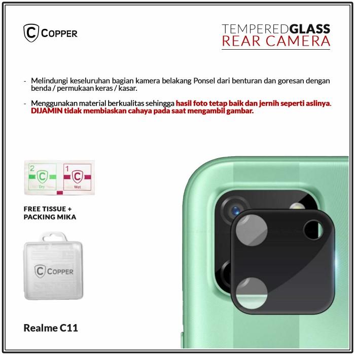Gambar Realme C11 - Copper Tempered Glass Kamera Full Black dari Copper Official Balikpapan Kota Balikpapan Tokopedia