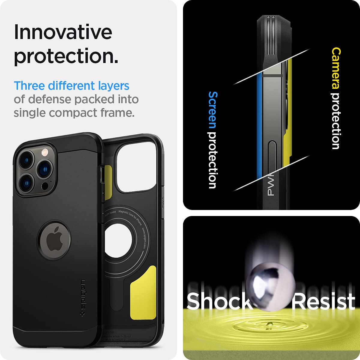 Case iPhone 13 Pro Max 13 Mini Spigen Tough Armor Shockproof Casing