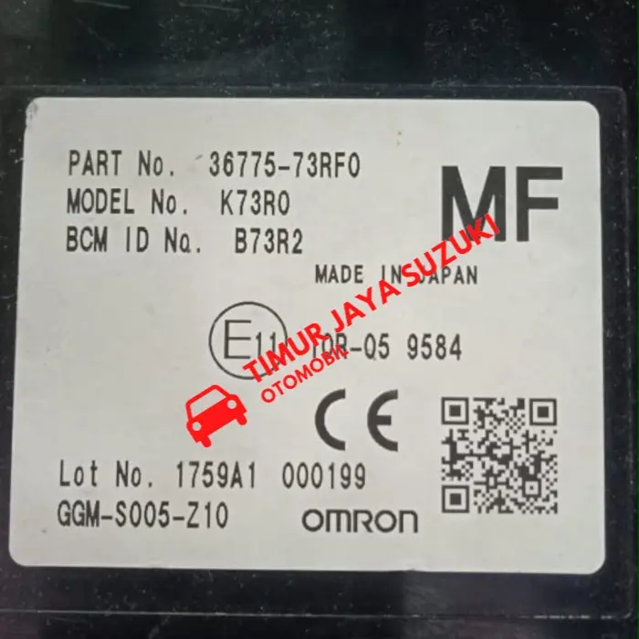 BCM all new Ertiga GX manual 2018 asli SGP 0