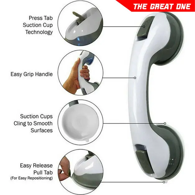 GO Pegangan Dinding Toilet Handrail Lansia Anak Untuk Kamar Mandi 2