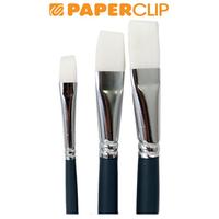 Gambar KUAS LUKIS WINSOR & NEWTON FOUNDATION SET 3 FLAT WHITE BRUSH 5295002 dari Paperclip Indonesia Kota Administrasi Jakarta Selatan 3 Tokopedia