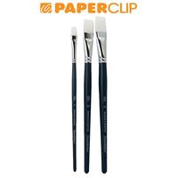 Gambar KUAS LUKIS WINSOR & NEWTON FOUNDATION SET 3 FLAT WHITE BRUSH 5295002 dari Paperclip Indonesia Kota Administrasi Jakarta Selatan 2 Tokopedia