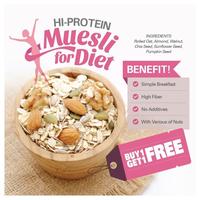 Gambar Hi-Protein Muesli BUY 1 GET 1 FREE (500gr x 2pc) dari Nourish Indonesia Jakarta Utara Kota Administrasi Jakarta Utara 1 Tokopedia