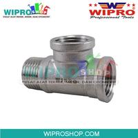 Gambar WIPRO WN7108 T-Type Connector F1/4" x F1/4" x M1/4" dari wiproshop Kota Surabaya 1 Tokopedia