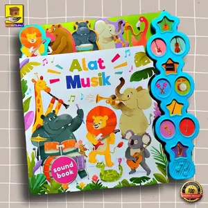 Soundbook / Sound Book Alat Musik / Buku Anak / Buku Anak TK PAUD / Bo