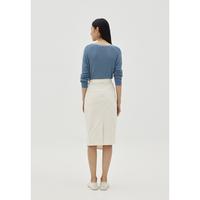 Gambar Love, Bonito - Rok Wanita - Araceli Asymmetrical Denim Skirt - Ivory dari Love, Bonito ID Kab. Bekasi 4 Tokopedia
